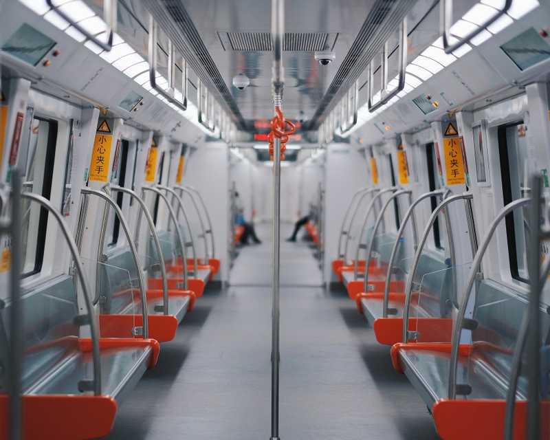 Subway interior